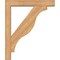 Ekena Millwork Funston Block Smooth Bracket w/ Offset Brace, Western Red Cedar, 5 1/2"W x 30"D x 36"H BKT0604X30X36FST05SWR - alternate 2